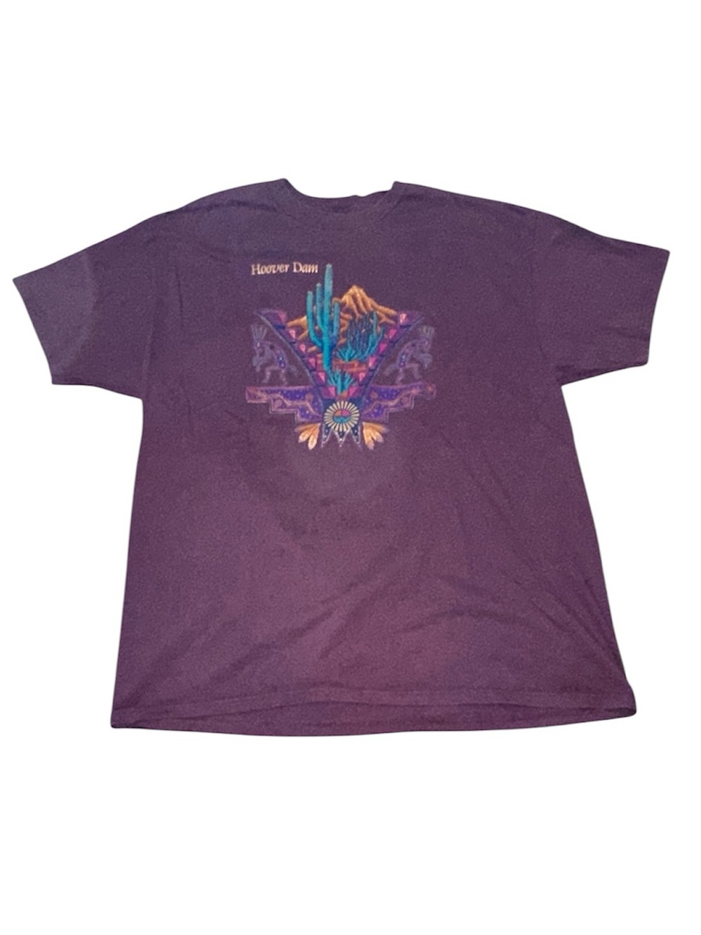 Vintage Hoover Damn Native American Southwest Graphic Tee